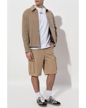Balmain Cargo Shorts - Natural