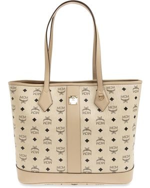 MCM "New Liz Medium" Bag - Natural