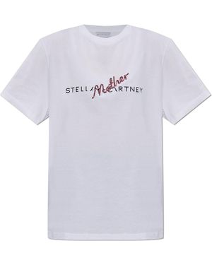 Stella McCartney T-Shirt With Logo - White