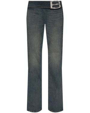 Balenciaga Jeans With Flared Legs - Blue