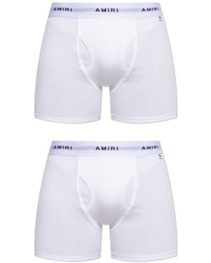 Amiri Two-Pack Boxer Briefs - Blue