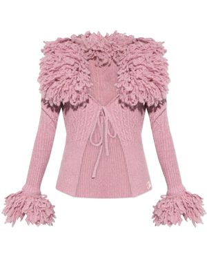 The Attico Wool Cardigan - Pink