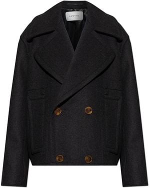 Lanvin Wool Coat - Black