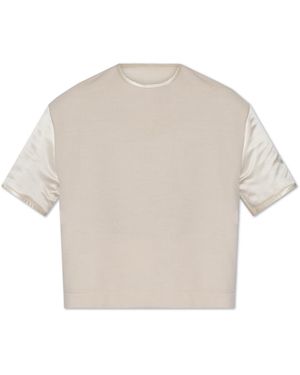 Jil Sander Wool Top - Natural