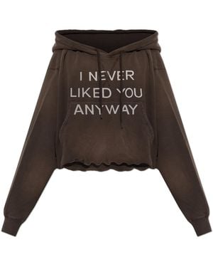 R13 Oversized Hoodie - Black