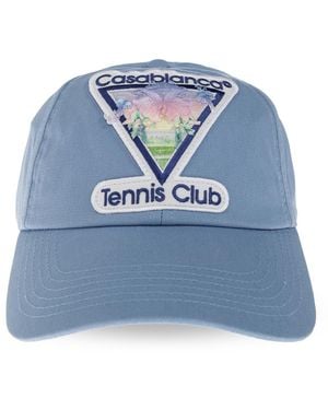 CASABLANCA Tennis Club Baseball Cap - Blue