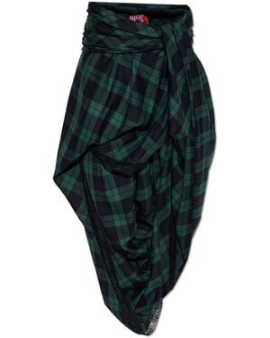 DIESEL Wool Skirt 'O-Winny' - Green