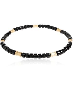 AllSaints Bracelet With Natural Stones - Black