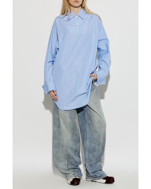 Marni Dress With A Stripe Pattern - Blue