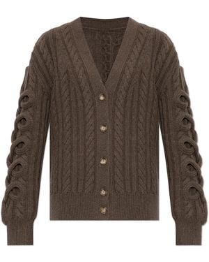 Etro Wool Cardigan - Brown