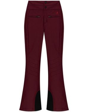 Perfect Moment High-Waisted Ski Trousers 'Aurora Flare' - Red
