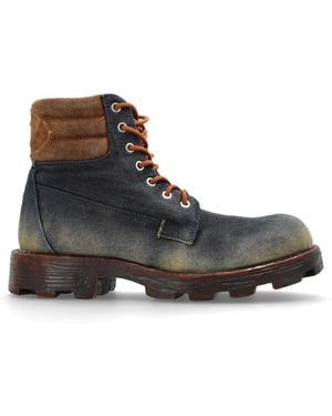 DIESEL 'D-Hammer' Hiking Boots - Brown