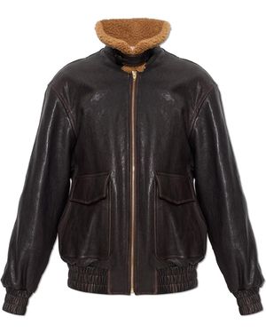Valentino Garavani Leather Jacket - Black