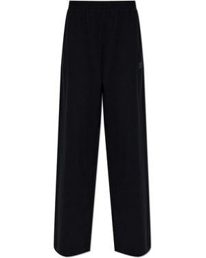American Vintage Wide-Leg Joggers - Black