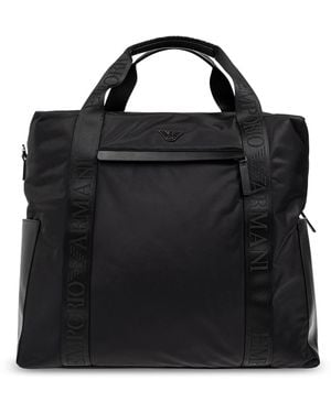 Emporio Armani Handbag With Logo - Black