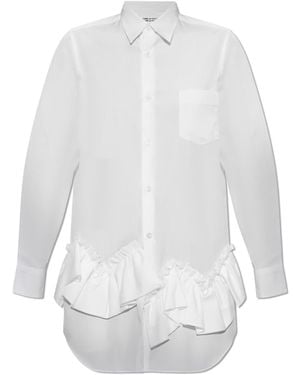 CDG by Comme des Garcons Long Shirt - White