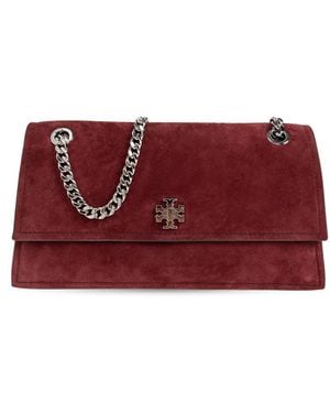 Tory Burch Suede Bag "Kira" - Red