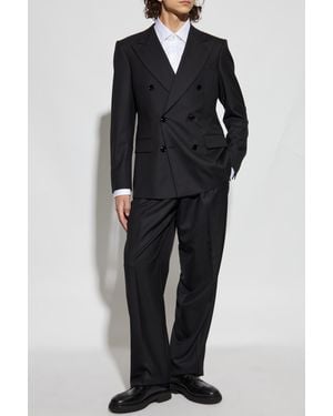 Giorgio Armani Wool Suit - Black