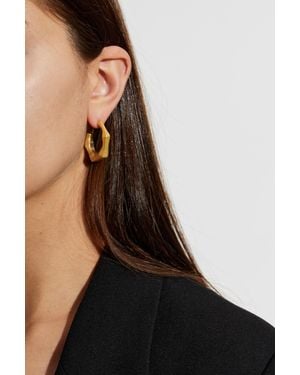 AllSaints Brass Earrings - Black