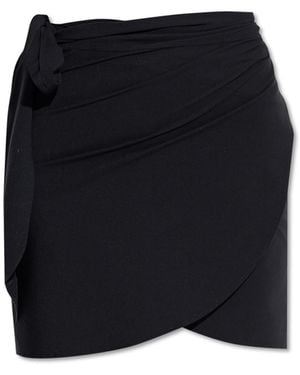 Hunza G Short Pareo 'Sarong' - Black