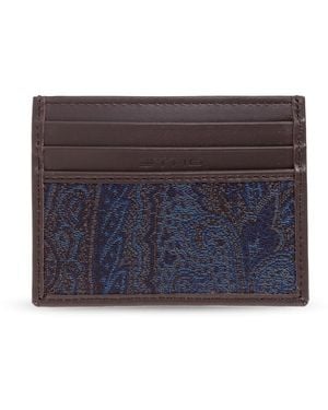 Etro Card Case - Blue