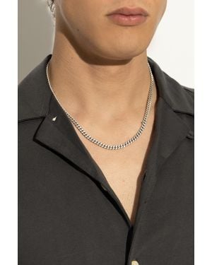 AllSaints Brass Necklace - Black