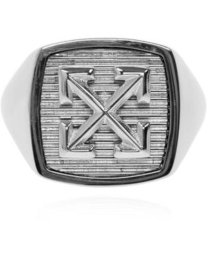 Off-White c/o Virgil Abloh Brass Ring - Metallic