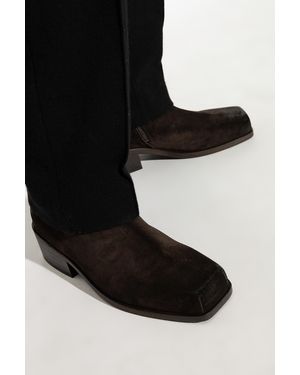 Marsèll Suede Ankle Boots - Black