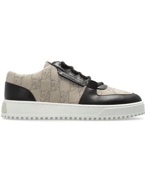 Emporio Armani Sports Shoes With Monogram - Brown