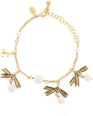 Jimmy Choo Bracelet With Charms - Metallic
