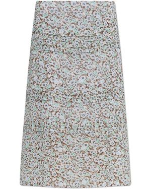 Tory Burch Skirt With Floral Motif - White