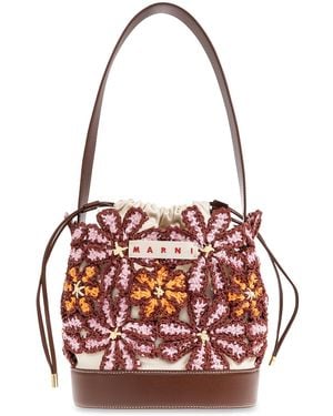 Marni Bag With Logo - Red