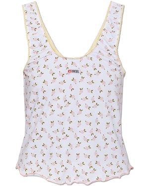 DIESEL Top 'Georgie-D-Core' - White