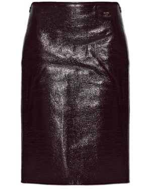 Courreges Pencil Skirt - Purple
