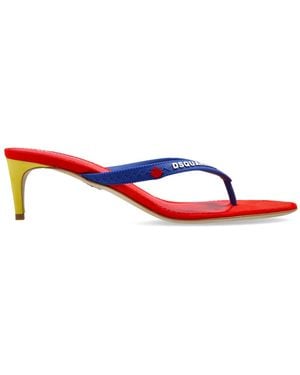 DSquared² Heeled Mules With Logo - Multicolour