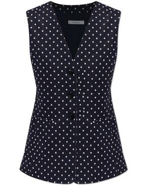 Max Mara "Rivolo" Vest - Blue