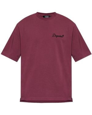 DSquared² T-Shirt With Embroidered Logo