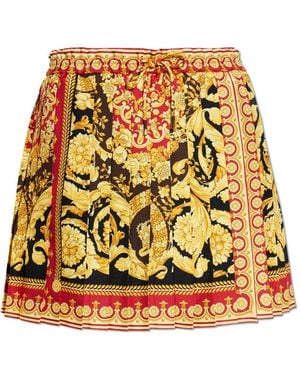 Versace Pleated Skirt - Multicolour