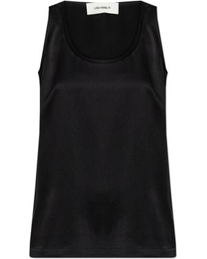 Lisa Yang Sleeveless Silk Top - Black