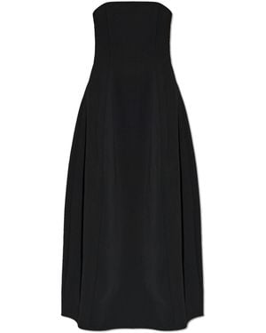 TOTEME Long Dress With Slit - Black