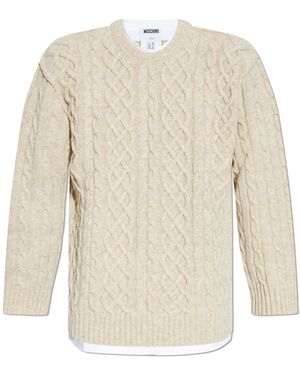 Moschino Wool Jumper - White