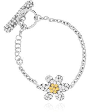 Marni Bracelet With Shimmering Crystals - Metallic