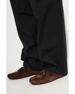 Tod's Suede Loafers - Black