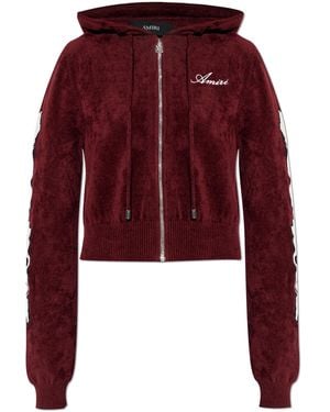 Amiri Sweatshirt With Logo - Red
