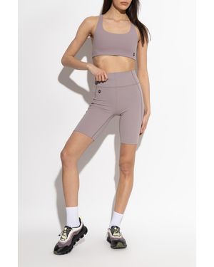 On Shoes Short Training Leggings - Purple
