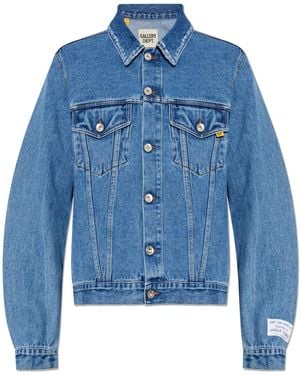 GALLERY DEPT. Denim Jacket With Logo - Blue