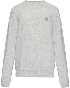 American Vintage Sweater With Logo - White