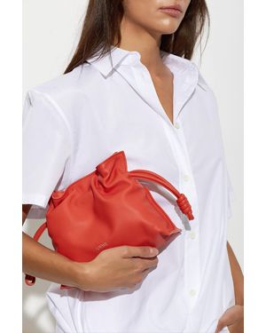 Loewe Clutch Bag "Flamenco" - Red