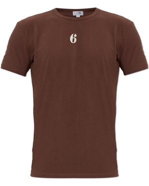 MM6 by Maison Margiela Underwear T-Shirt - Brown