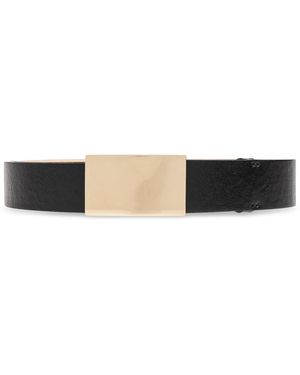 Victoria Beckham Leather Belt - White